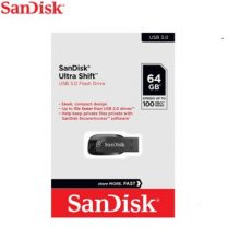 فلش مموری سن دیسک SanDisk Ultra Shift USB3.0 ظرفیت ۶۴گیگابایت