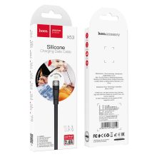 کابل شارژ سیلیکونی هوکو مدل X53 IPHONE 1M