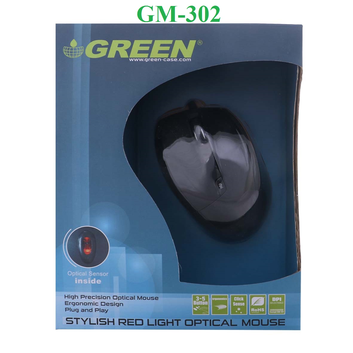 موس باسیم GREEN GM-302