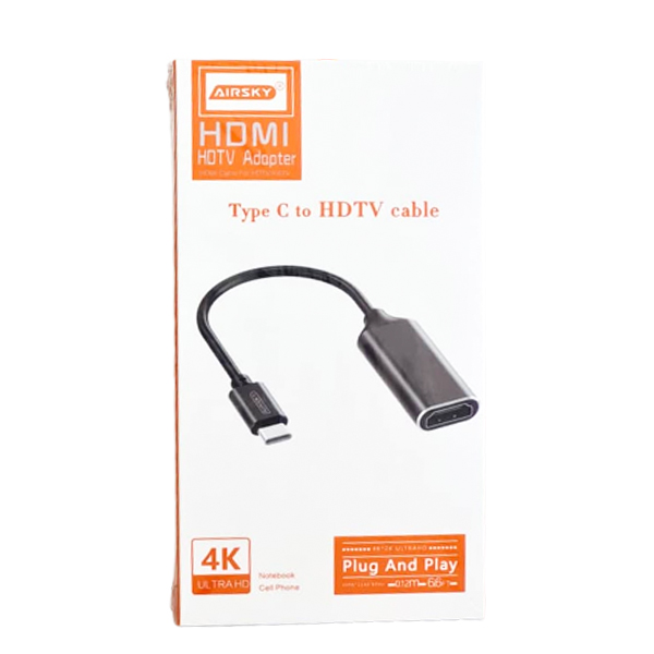 مبدل USB-C به HDMI ایر اسکای مدل HC-03