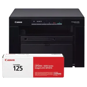 تصویر پرینتر Canon imageCLASS MF3010 VP سه کاره لیزری سیاه‌وسفید همراه با کارتریج Canon 325